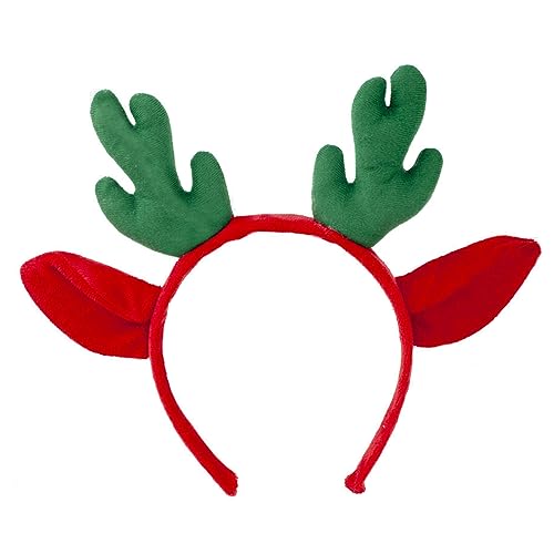 Songelt Fawn Stirnband für Weihnachten Geweih Kopfbedeckung Haarreifen für Halloween Weihnachten Kopfschmuck Partyzubehör Geweih Stirnband von Songelt