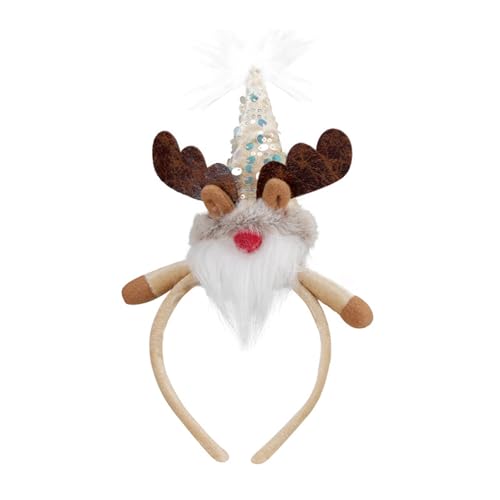 Songelt Festliches Rentier-Haarreif, leicht, praktisch, Polyester, für Weihnachten, Event, Kostümpartys, Schule, Aktivität, Kinder und Erwachsene, Weihnachts-Kopfbedeckung Songelt Festliches Rentier-Haarreif, leicht, praktisch, Polyester, für Weihnachten, Event, Kostümpartys, Schule, Aktivität, Kinder und Erwachsene, Weihnachts-Kopfbedeckung von Songelt