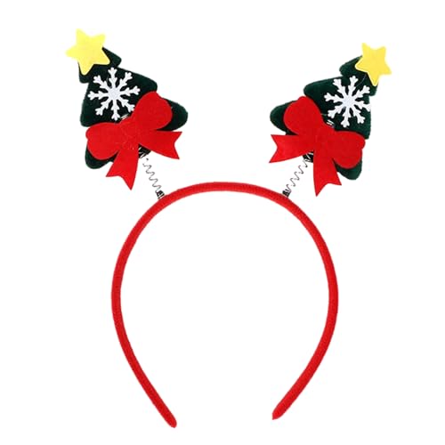 Songelt Glitzernde Kopfbedeckung Weihnachten Horn Haarreifen Festliche Stirnbänder Niedliche Kopfbedeckung für Halloween Party Dekoration Weihnachten Stirnbänder für Erwachsene von Songelt