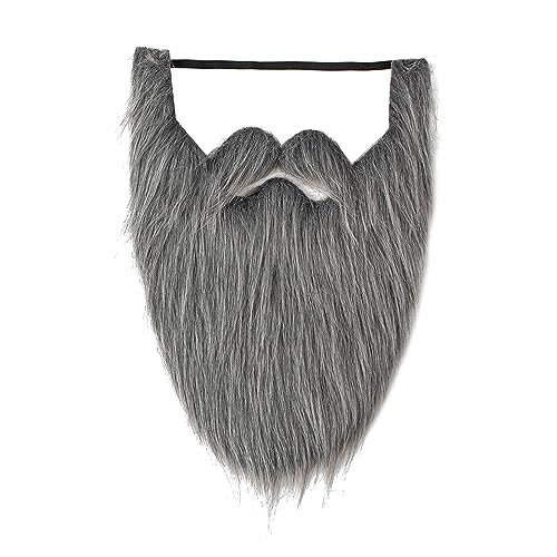 Songelt Halloween Fake Beard Funny Fake Schnurrbart Gesichtshaar Zubehör Falscher Schnurrbart Cosplay Supplies Lustige Schnurrbärte Kostüm von Songelt