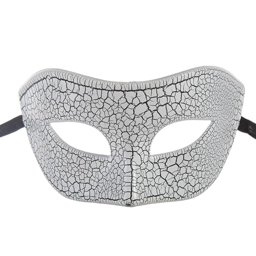 Songelt Maskerade Half Face Cover Halloween Eyemask Costume Maskerade Decoration Face Cover For Women Men Halloween Cosplay Metal von Songelt