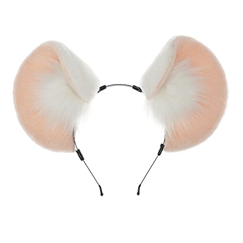 Songelt Plüsch Maus Ohren Maus Ohr Stirnband Rundes Ohr Stirnband Ratten Ohr Stirnband Maus Ohr Kostüm Faux Ohr von Songelt