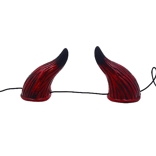 Songelt Realistisches Teufelshorn Stirnband für Party Bühnenauftritte Kostüm Kopfschmuck Erwachsene Cosplay Kopfbedeckung Festival Zubehör Teufel Cosplay Zubehör Horn Kostüm Zubehör Songelt Realistisches Teufelshorn Stirnband für Party Bühnenauftritte Kostüm Kopfschmuck Erwachsene Cosplay Kopfbedeckung Festival Zubehör Teufel Cosplay Zubehör Horn Kostüm Zubehör von Songelt