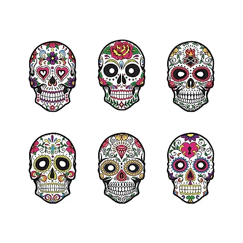 Songelt Tag der Toten Papierschädel Halloween Maskerade Party für Halloween Cosplays Mexikaner Party Kostüme Dress Up Songelt Tag der Toten Papierschädel Halloween Maskerade Party für Halloween Cosplays Mexikaner Party Kostüme Dress Up von Songelt