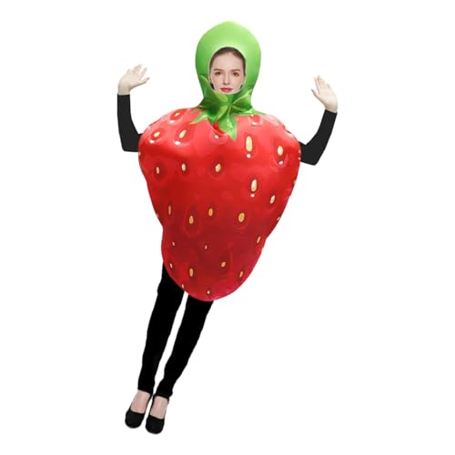 Weiches Schwamm-Kostüm für Halloween, Cosplay, Motto-Partys und Bühnenauftritte, Rollenspiel-Zubehör, Erdbeere/Avocados/Fisch-Requisiten Weiches Schwamm-Kostüm für Halloween, Cosplay, Motto-Partys und Bühnenauftritte, Rollenspiel-Zubehör, Erdbeere/Avocados/Fisch-Requisiten von Songelt