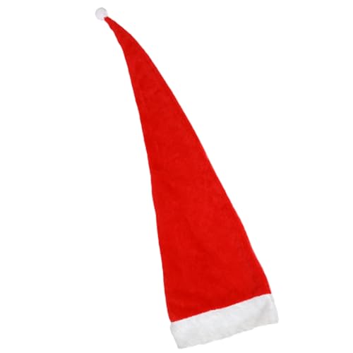 Weihnachtsdekoration, Weihnachtsmannmütze, Party, Verkleidung, saisonale Dekoration, spitze Kappe, Familientreffen, festliche Kopfbedeckung, Weihnachtsmann für Erwachsene von Songelt