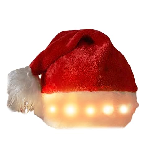 Weihnachtsmütze mit blinkenden LED-Lichtern, für Erwachsene und Kinder, Geschenke, Hüte mit Lichtern, gestrickte Mütze Weihnachtsmütze mit blinkenden LED-Lichtern, für Erwachsene und Kinder, Geschenke, Hüte mit Lichtern, gestrickte Mütze von Songelt