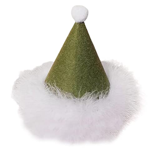 Weihnachtsparty-Hut Plüsch Santa Soft New Year Santa Clause Kostüm Dress Up Weihnachtsmützen für Kinder von Songelt
