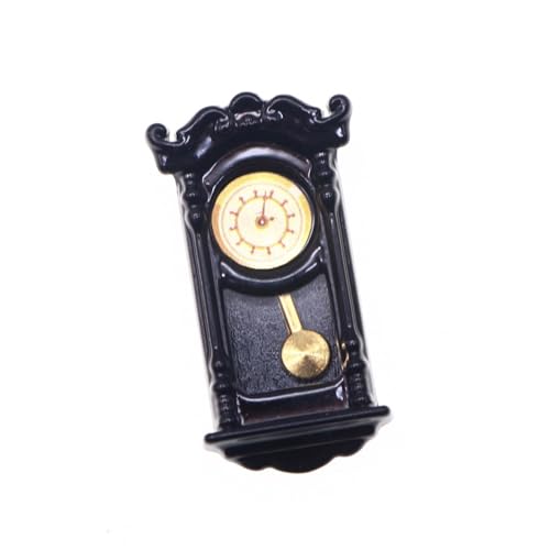 Winzige Metall-Wanduhr im Vintage-Design mit beweglichen Zeigern für Puppenhausmöbel und Miniaturmodell, bewegliche Zeiger Winzige Metall-Wanduhr im Vintage-Design mit beweglichen Zeigern für Puppenhausmöbel und Miniaturmodell, bewegliche Zeiger von Songelt