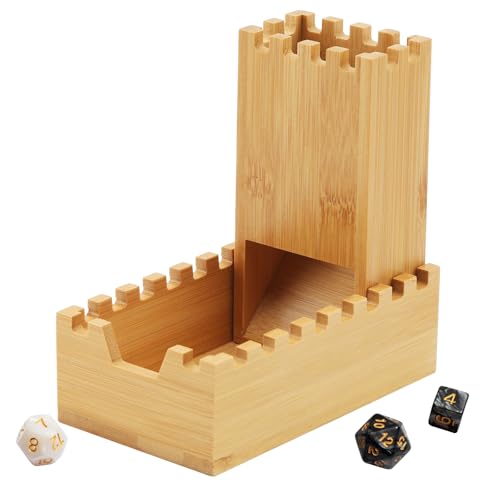Bambus Würfelturm faltbar hölzerne Würfelrolle Schloss Rolling Case zusammenklappbar Holz Würfelkasten für Tabletop Spiele Brettspiele Mini- Spiele 5. 5x3. 1x1. 8inch Bambus Würfelturm faltbar hölzerne Würfelrolle Schloss Rolling Case zusammenklappbar Holz Würfelkasten für Tabletop Spiele Brettspiele Mini- Spiele 5. 5x3. 1x1. 8inch von Sonhomay