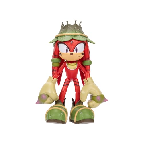 Sonic Prime Knuckles The Dread Action-Figur, 12,7 cm, beweglich, perfekt für jeden Fan. Sammeln Sie die ganze Truppe mit Sonic, Tails Nine, Mr. Dr. Eggman und Thorn Rose auch erhältlich! von Sonic Prime
