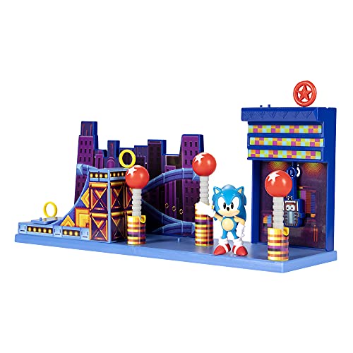 Sonic The Hedgehog 406924-RF1 Sonic-Studiopolis Zone Spielset Actionfiguren, 6cm von Sonic The Hedgehog