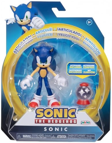 Sonic The Hedgehog 10,2 cm bewegliche Actionfiguren-Kollektion (Figur wählen) (Sonic) von Sonic The Hedgehog