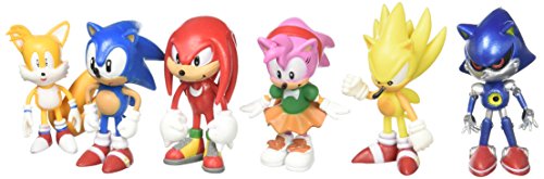 Sonic the Hedgehog Action Figure (6pcs-Set) [Toy] by Sonic The Hedgehog von Sonic The Hedgehog