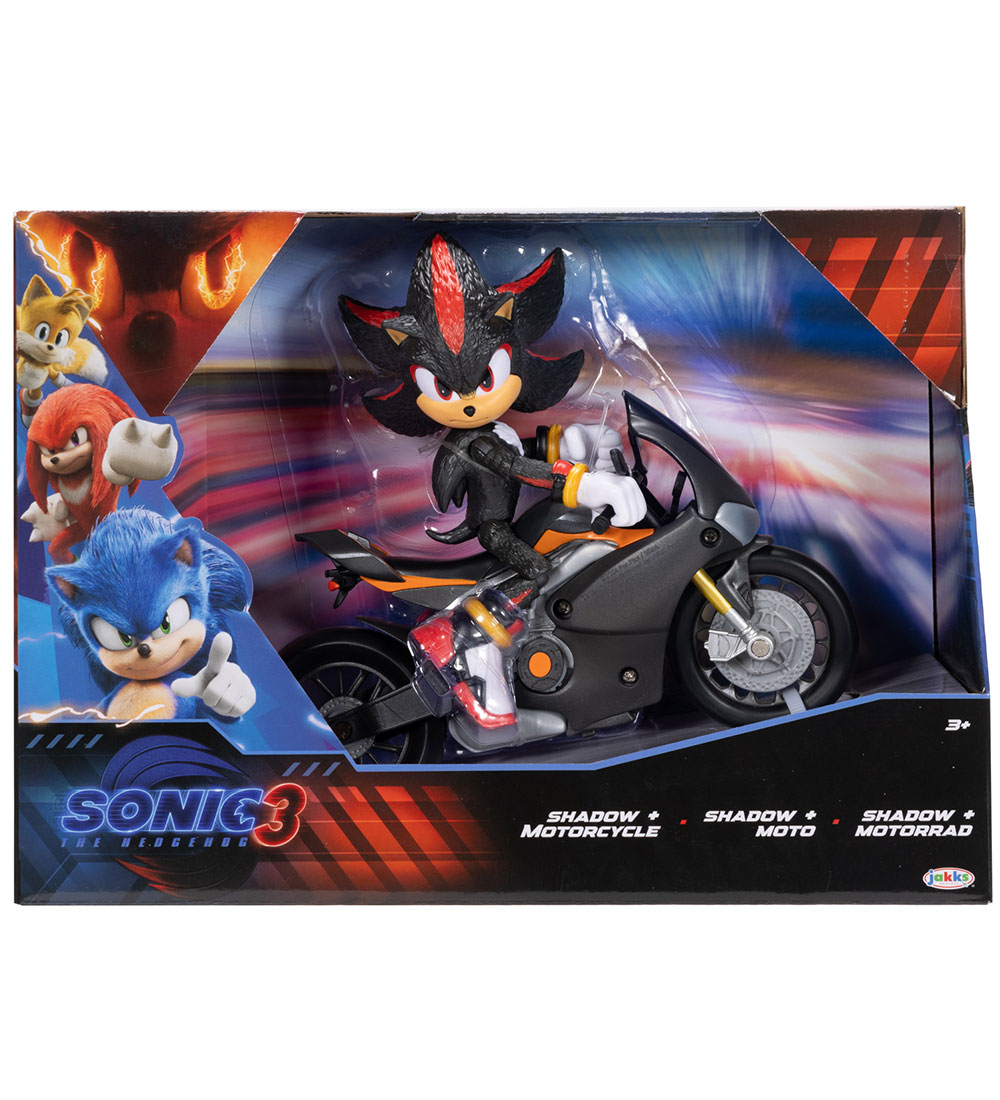 Sonic Abbildung - Shadow Abbildung m. Motorrad - Sonic - One Size - Spielzeugfiguren Sonic Abbildung - Shadow Abbildung m. Motorrad - Sonic - One Size - Spielzeugfiguren von Sonic