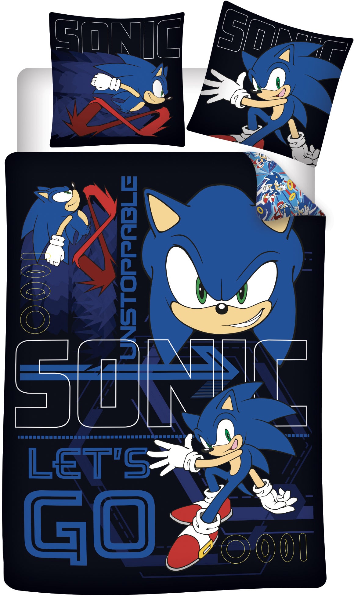 Sonic Bettwäsche 140x200 cm, Multi Sonic Bettwäsche 140x200 cm, Multi von Sonic