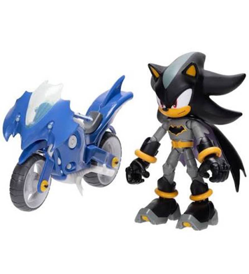 Sonic Figur - DC x Sonic Der Igel - 13 cm - Shadow m. Batcyc - Sonic - One Size - Spielzeugfiguren Sonic Figur - DC x Sonic Der Igel - 13 cm - Shadow m. Batcyc - Sonic - One Size - Spielzeugfiguren von Sonic