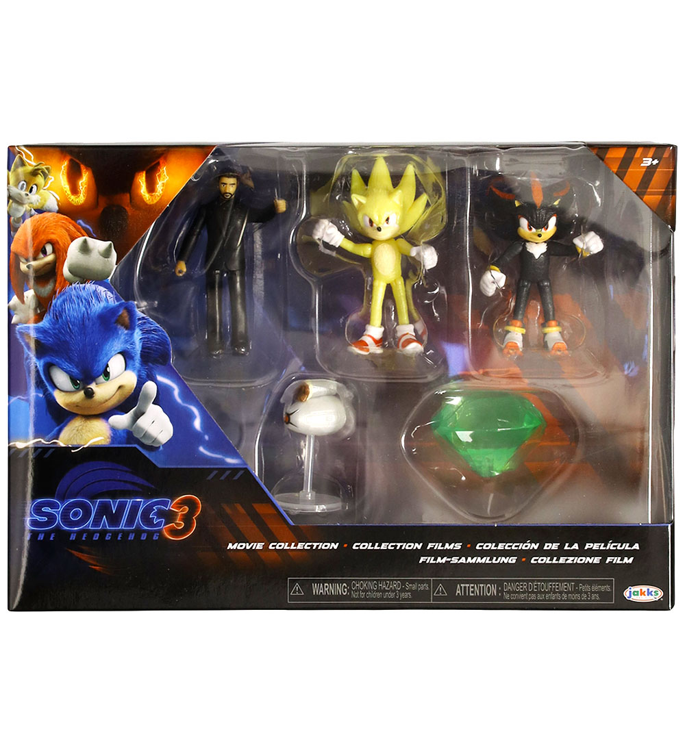 Sonic Figurenset - Sonic The Hedgehog 3 - 5 st. - Filmkollektion - Sonic - One Size - Spielzeugfiguren Sonic Figurenset - Sonic The Hedgehog 3 - 5 st. - Filmkollektion - Sonic - One Size - Spielzeugfiguren von Sonic