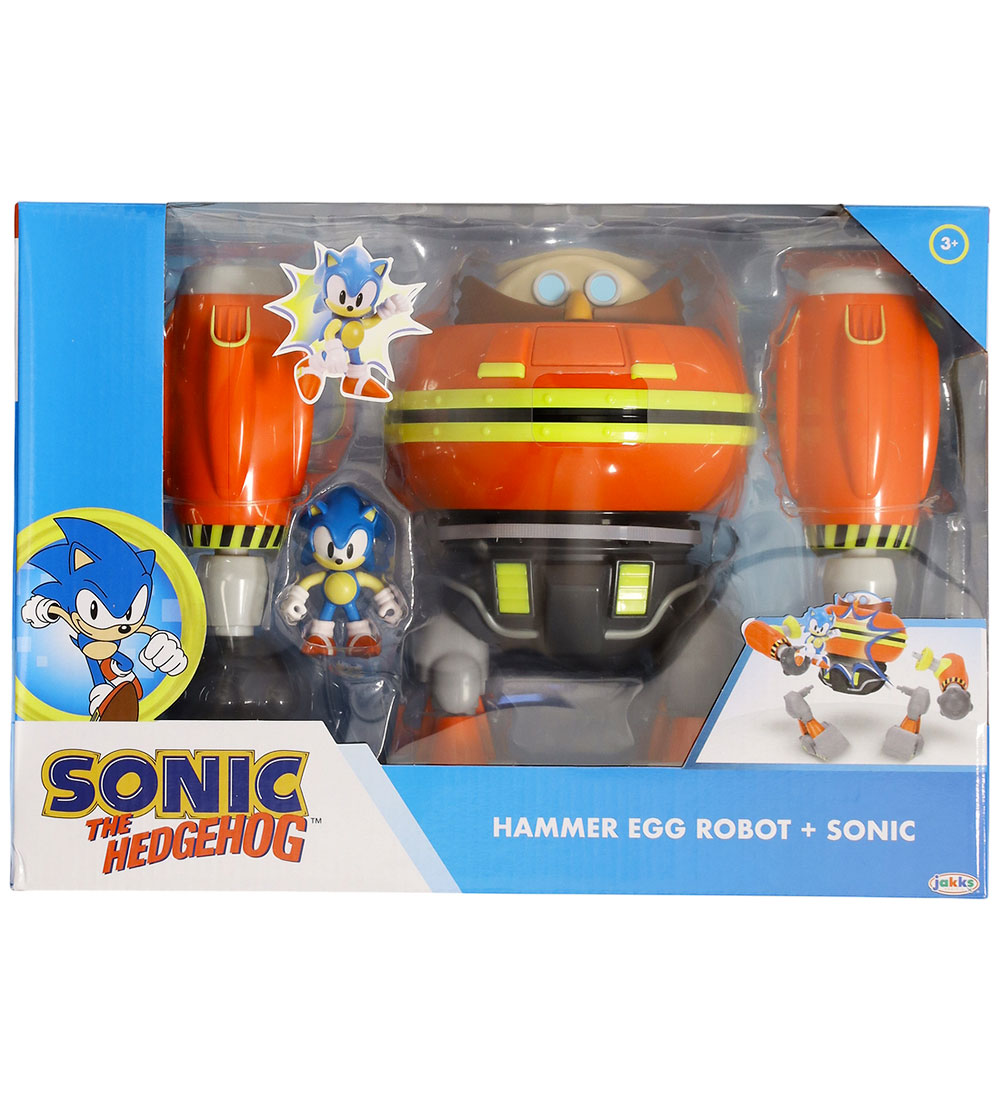 Sonic Robot - 25 cm - Hammer Egg Robot + Sonic - Sonic - One Size - Spielzeugfiguren Sonic Robot - 25 cm - Hammer Egg Robot + Sonic - Sonic - One Size - Spielzeugfiguren von Sonic