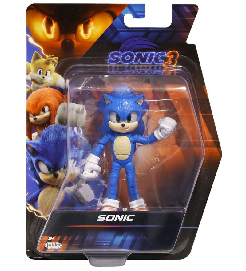 Sonic Spielfigur - 13 cm - Sonic 3 - Sonic - Sonic - One Size - Spielzeugfiguren von Sonic
