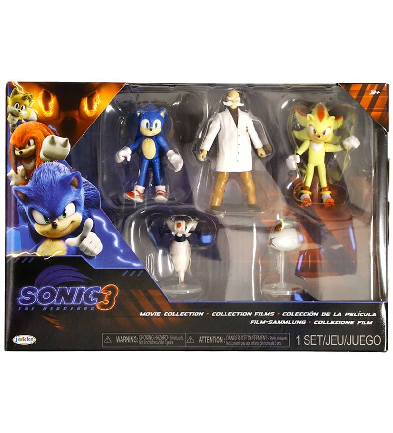 Sonic Spielfiguren - Sonic 3 - 5 st. - Filmkollektion - Sonic - One Size - Spielzeugfiguren Sonic Spielfiguren - Sonic 3 - 5 st. - Filmkollektion - Sonic - One Size - Spielzeugfiguren von Sonic