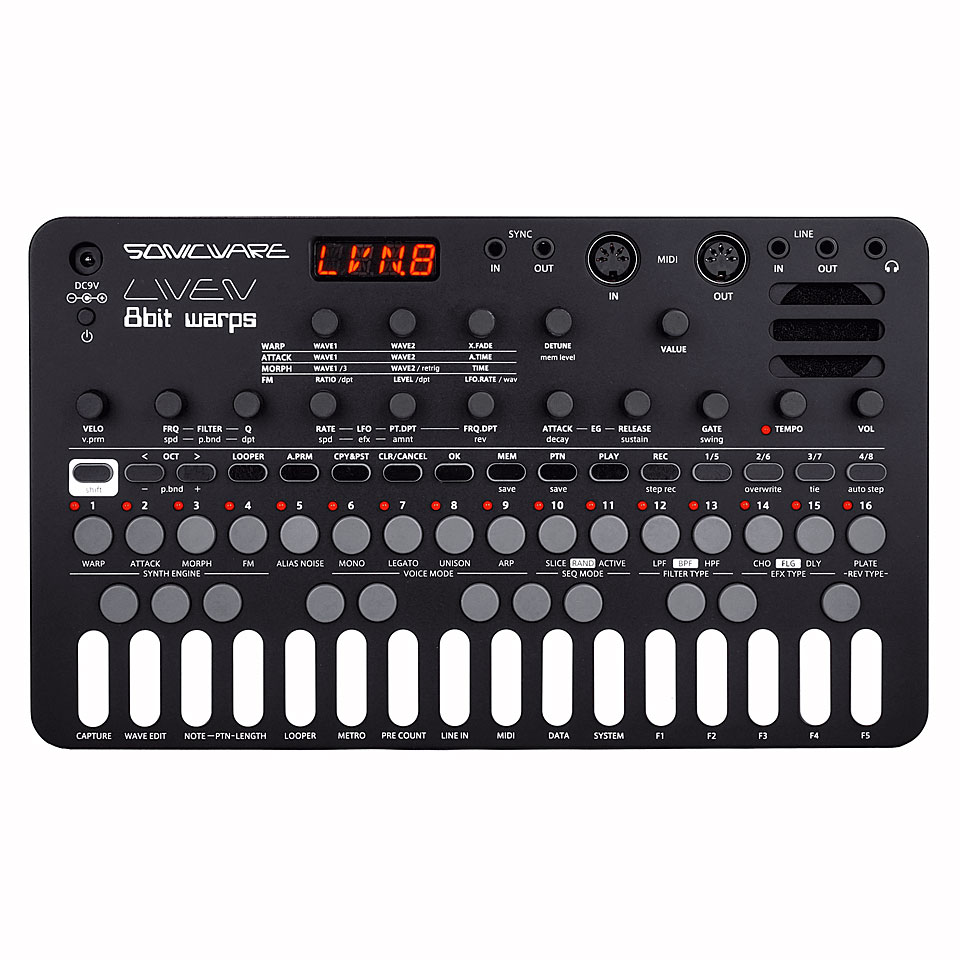 Sonicware Liven 8bit warps Synthesizer Sonicware Liven 8bit warps Synthesizer von Sonicware