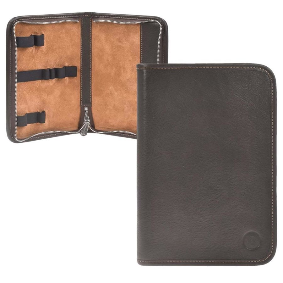 Federmäppchen Leder 13x19cm "Hauff" für 4 Stifte mocca Sonnenleder Federmäppchen Leder 13x19cm "Hauff" für 4 Stifte mocca Sonnenleder von Sonnenleder