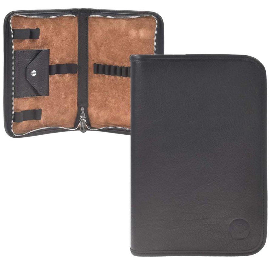 Federmäppchen Leder 13x20cm "Nowak" für 13 Stifte schwarz Sonnenleder Federmäppchen Leder 13x20cm "Nowak" für 13 Stifte schwarz Sonnenleder von Sonnenleder