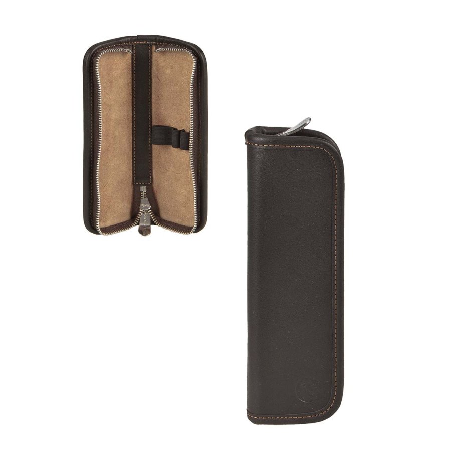 Federmäppchen Leder 16x5cm "Richter" für 3 Stifte mocca Sonnenleder Federmäppchen Leder 16x5cm "Richter" für 3 Stifte mocca Sonnenleder von Sonnenleder