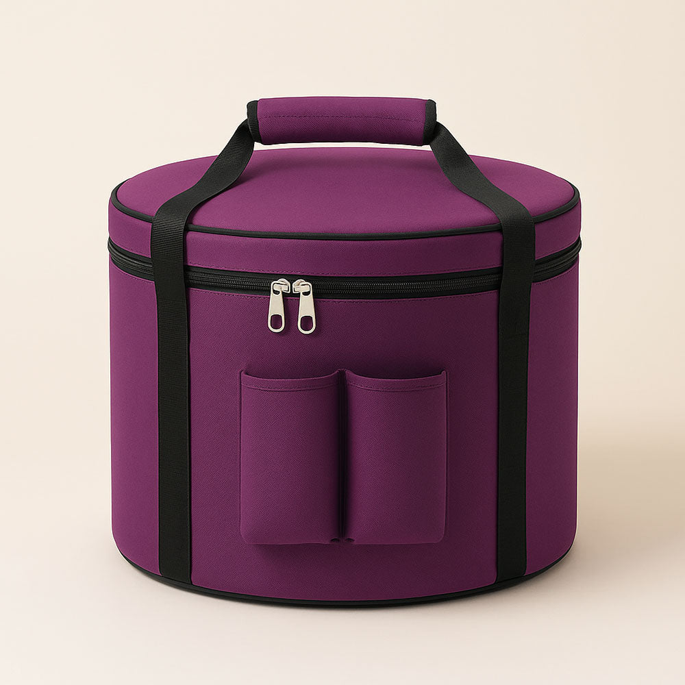 Sonodrum Transporttasche „Lila“ – Gepolsterte Tragetasche für Kristallklangschalen von Sonodrum