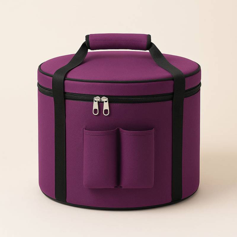 Sonodrum Transporttasche „Lila“ – Gepolsterte Tragetasche für Kristallklangschalen von Sonodrum