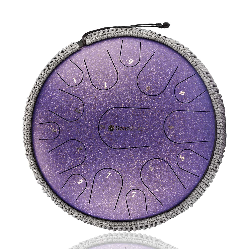 Sonodrum Zungentrommel - "Premium" - Handgefertigt - 35,5cm - 15 Zungen - C-Dur, Lila Sonodrum Zungentrommel - "Premium" - Handgefertigt - 35,5cm - 15 Zungen - C-Dur, Lila von Sonodrum