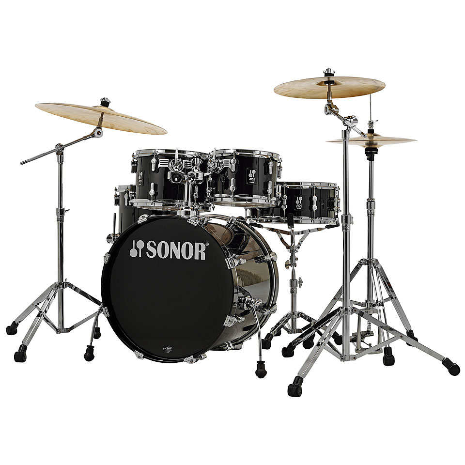 Sonor AQ1 20" Piano Black Studio Drumset Schlagzeug Sonor AQ1 20" Piano Black Studio Drumset Schlagzeug von Sonor