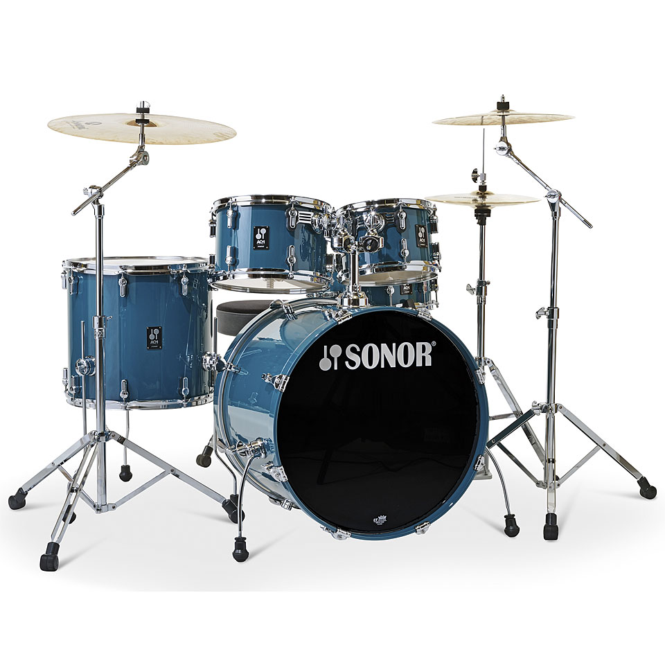 Sonor AQ1 22" Carribean Blue Stage Drumset Schlagzeug von Sonor