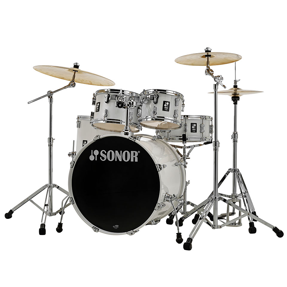 Sonor AQ1 22" Piano White Stage Drumset Schlagzeug Sonor AQ1 22" Piano White Stage Drumset Schlagzeug von Sonor