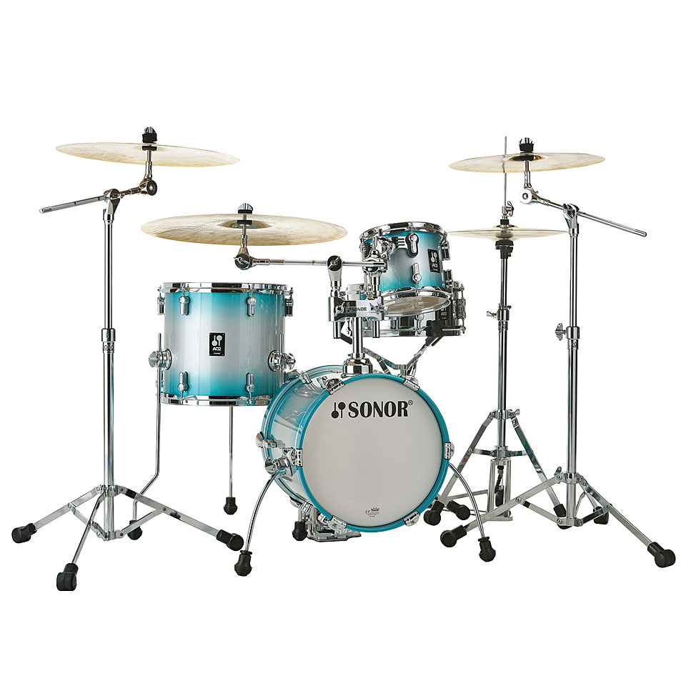 Sonor AQ2 14" Aqua Silver Burst Martini Drumset Schlagzeug von Sonor