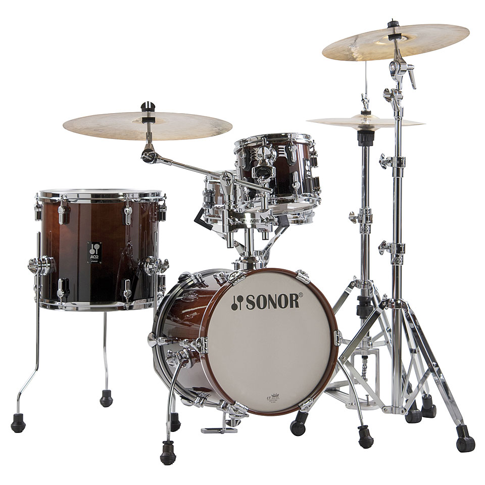 Sonor AQ2 14" Brown Fade Martini Drumset Schlagzeug Sonor AQ2 14" Brown Fade Martini Drumset Schlagzeug von Sonor