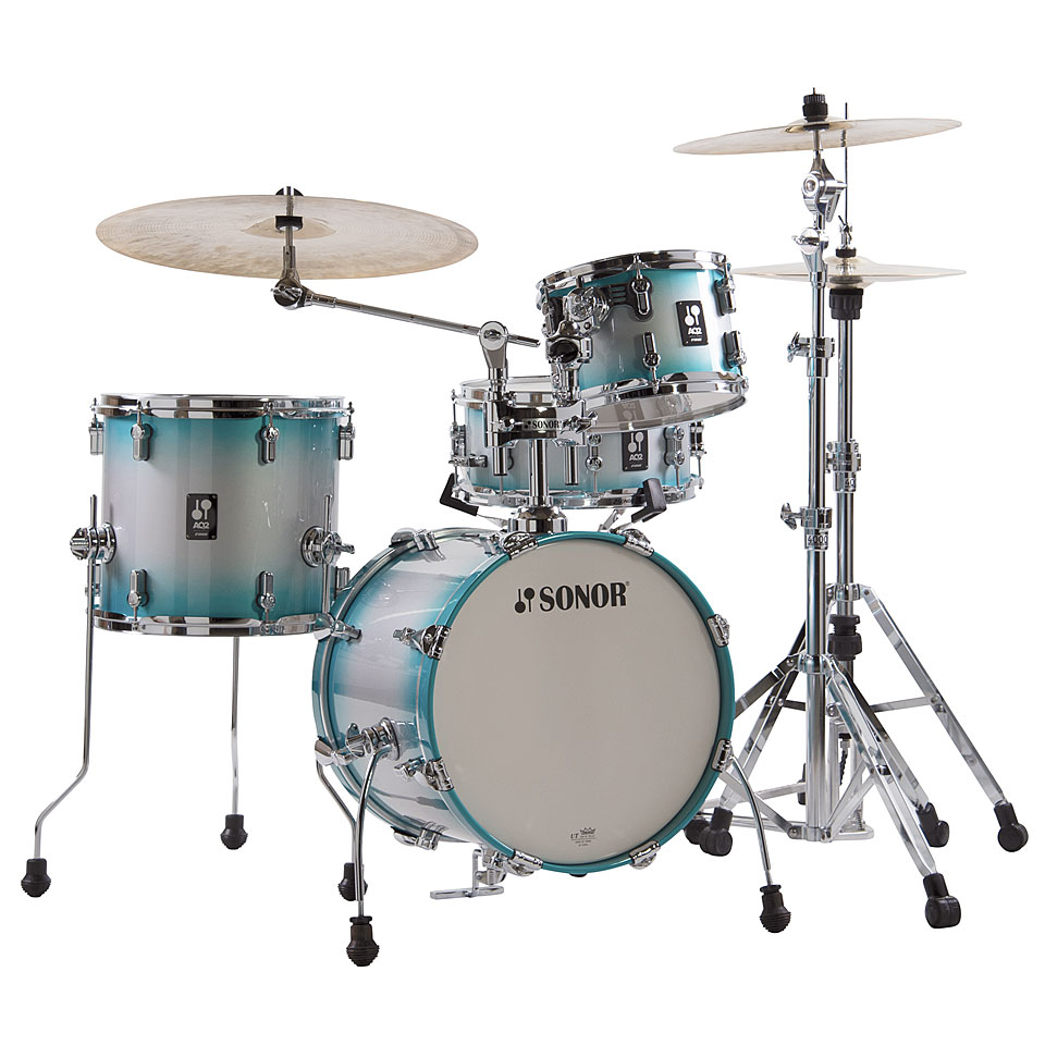 Sonor AQ2 16" Aqua Silver Burst Safari Drumset Schlagzeug Sonor AQ2 16" Aqua Silver Burst Safari Drumset Schlagzeug von Sonor