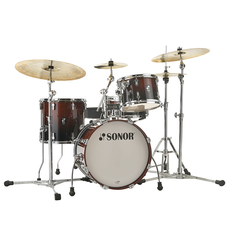 Sonor AQ2 18" Brown Fade Bop Drumset Schlagzeug Sonor AQ2 18" Brown Fade Bop Drumset Schlagzeug von Sonor