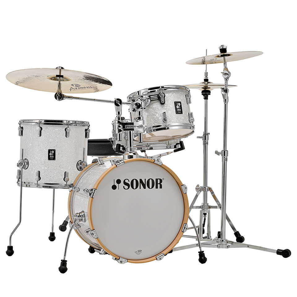 Sonor AQ2 18" White Pearl Bop Drumset Schlagzeug von Sonor