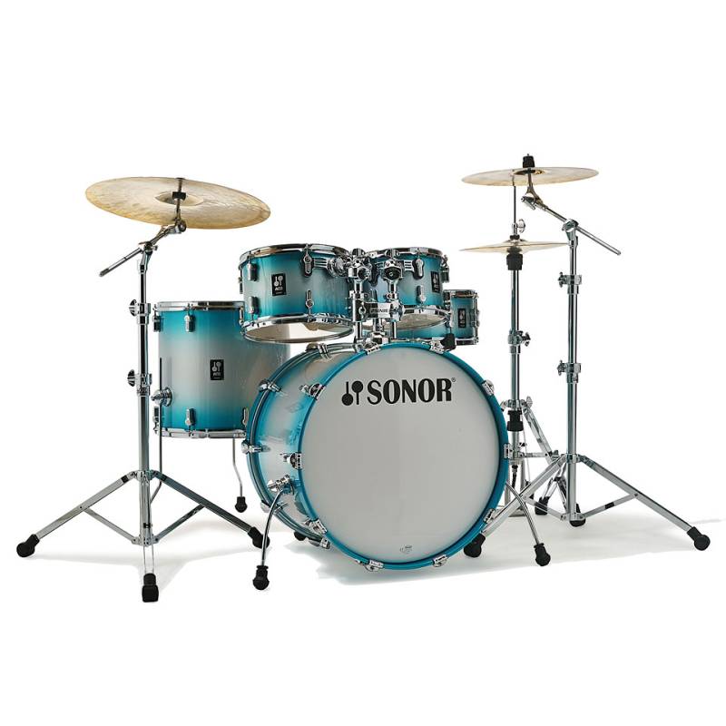 Sonor AQ2 20" Aqua Silver Burst Studio Drumset Schlagzeug von Sonor