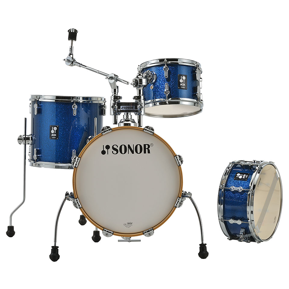 Sonor AQX 16" Blue Ocean Sparkle Jungle Shell Set Schlagzeug Sonor AQX 16" Blue Ocean Sparkle Jungle Shell Set Schlagzeug von Sonor