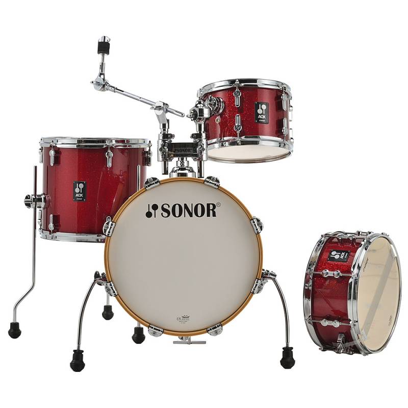 Sonor AQX 16" Red Moon Sparkle Jungle Shell Set Schlagzeug von Sonor