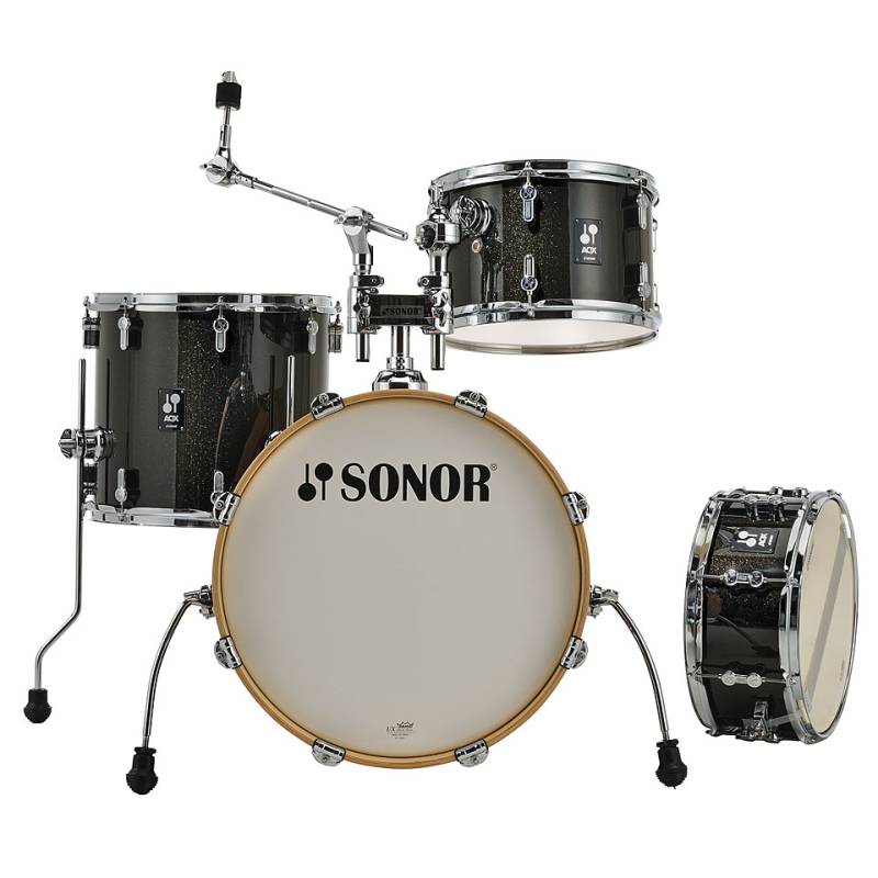 Sonor AQX 18" Black Midnight Sparkle Jazz Shell Set Schlagzeug von Sonor