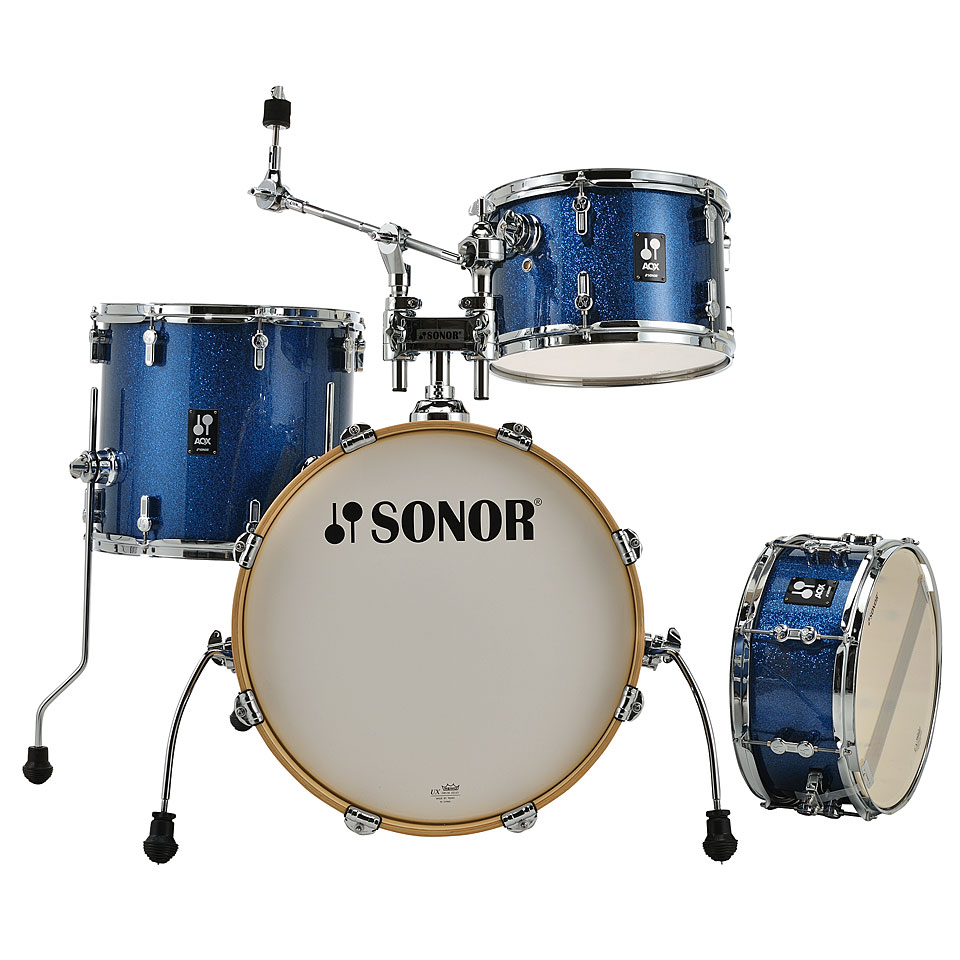 Sonor AQX 18" Blue Ocean Sparkle Jazz Shell Set Schlagzeug Sonor AQX 18" Blue Ocean Sparkle Jazz Shell Set Schlagzeug von Sonor