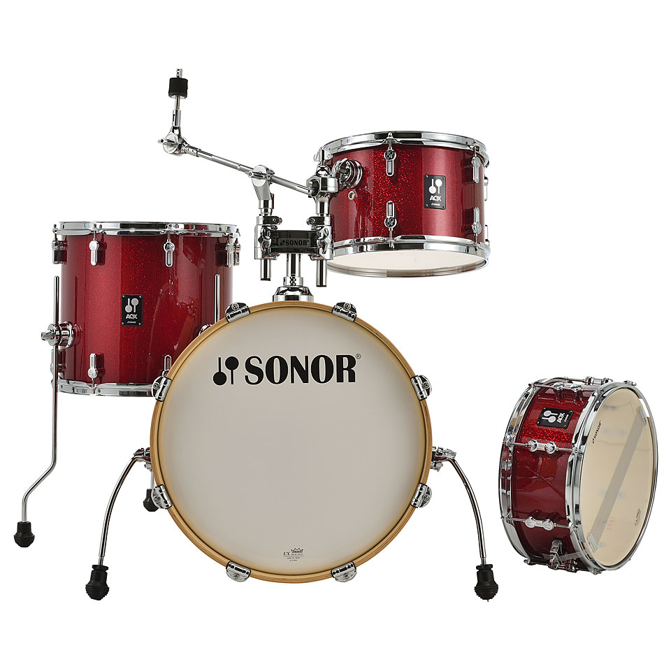Sonor AQX 18" Red Moon Sparkle Jazz Shell Set Schlagzeug Sonor AQX 18" Red Moon Sparkle Jazz Shell Set Schlagzeug von Sonor