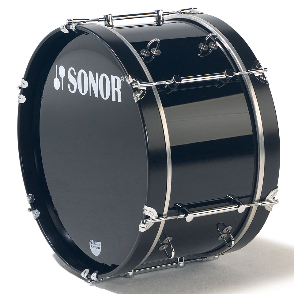 Sonor B Line 20" x 10" Junior Marching Bass Drum Black Große Trommel von Sonor