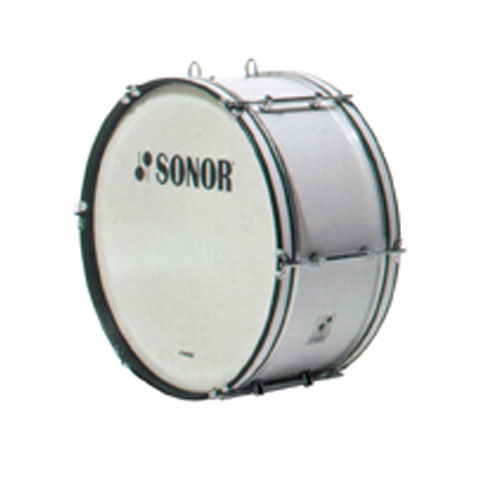 Sonor B Line 24" x 10" Marching Bass Drum white Große Trommel von Sonor