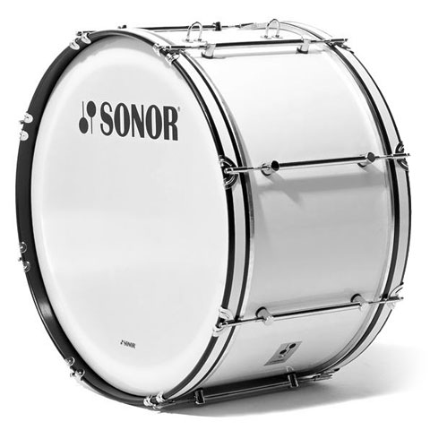 Sonor B Line 26" x 14" Marching Bass Drum White Große Trommel von Sonor