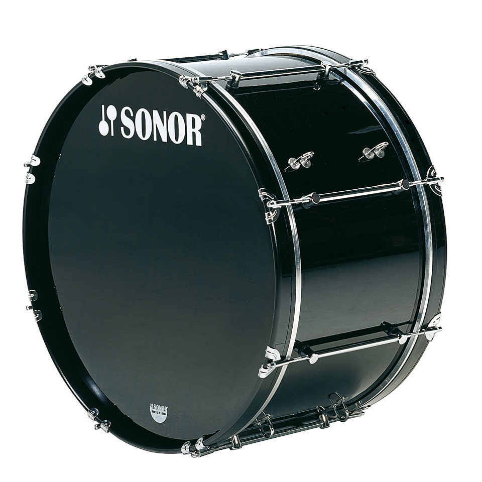 Sonor B Line 24" x 10" Marching Bass Drum Black Große Trommel von Sonor